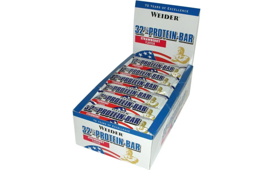 Weider 32% Protein Bar - 24x 60g Riegel