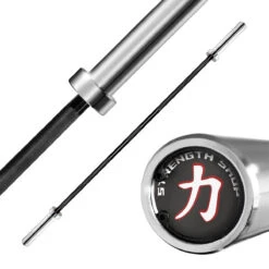 Extra Kurze Garage Strength Hantel - Mit E-Coat Schaft Und Verchromten Buchsen