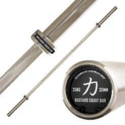 Bastard Squat Bar, 35mm/25kg â VollstĂ€ndige RĂ€ndelung