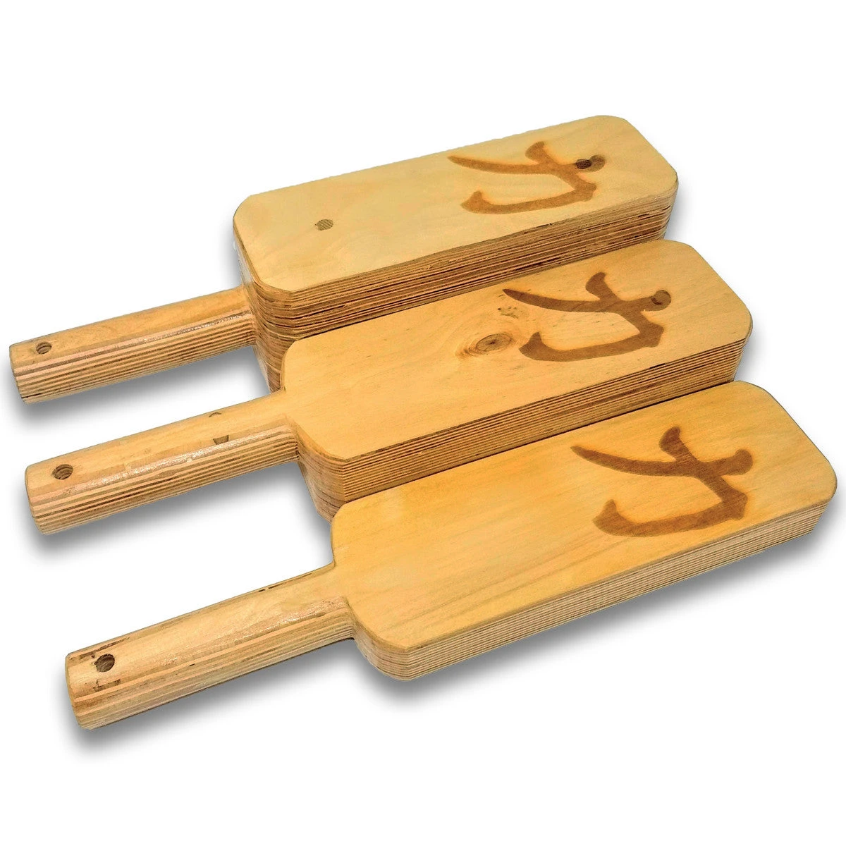 Dreierset Holzbretter, Zum BankdrĂĽcken