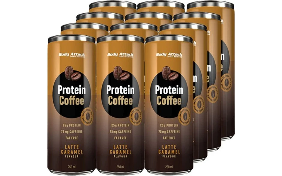 Body Attack Protein Coffee - 12 X 250ml â Bild 3