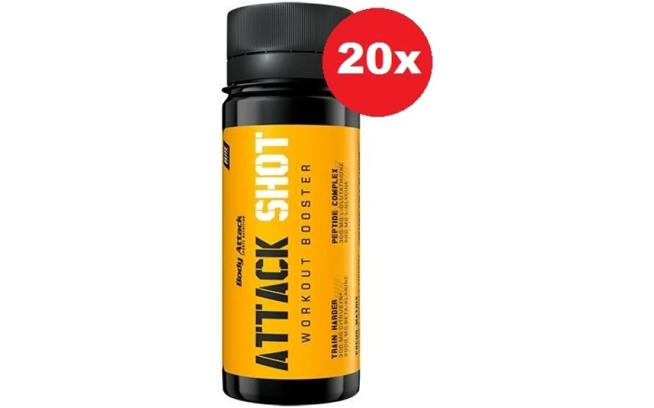 Body Attack Attack Shot - 20 X 60ml â Bild 3