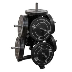 Gewichtsbaum, Mit 9 Scheibenaufnahmen