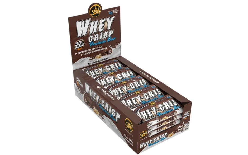 All Stars Whey Crisp Bar - 25 X 50g Riegel